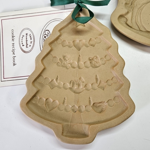 NEW VINTAGE Brown Bag Cookie Art Mold Holiday Set Hill Design Rocking Christmas - Picture 4 of 5